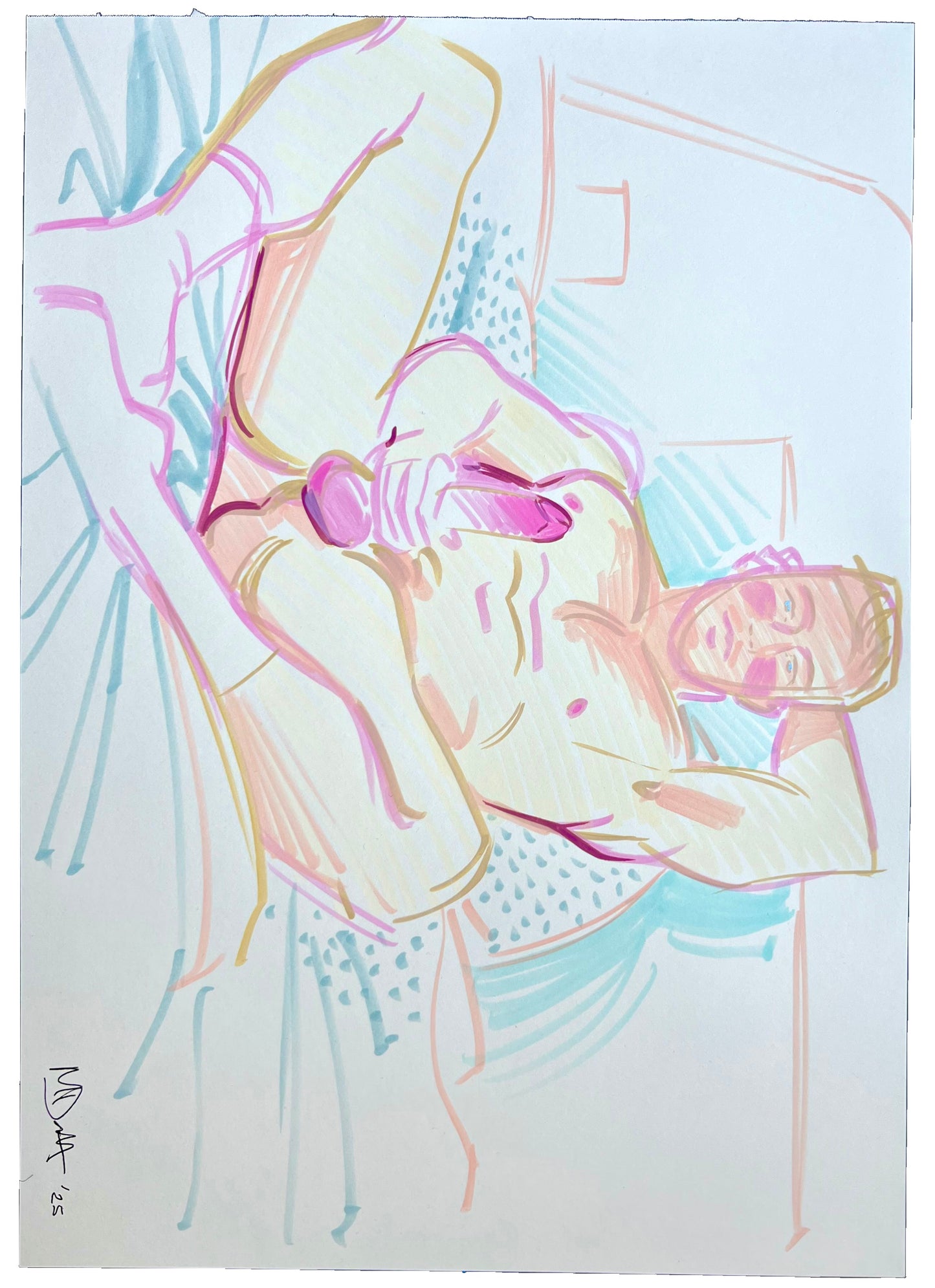 Muscleginger Drawing 3