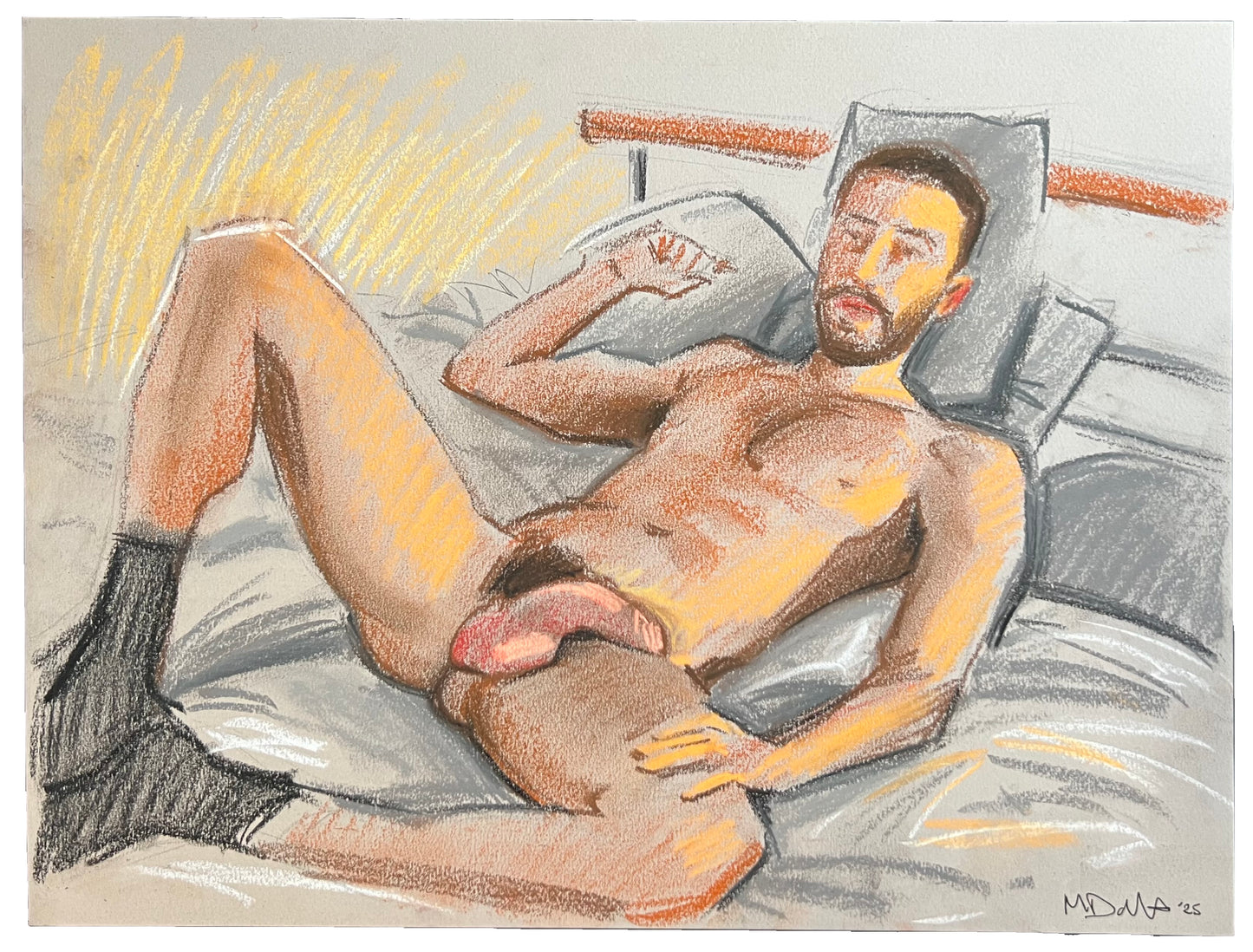 Hairy Calvin Drawing 2
