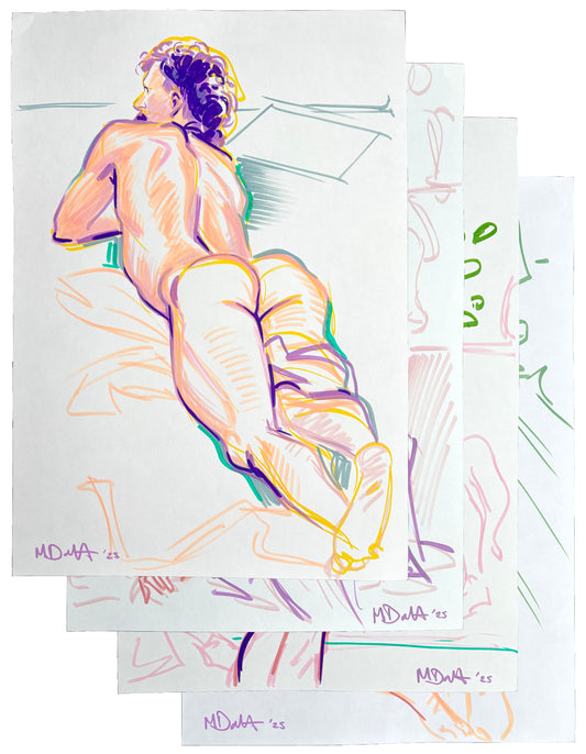Life Drawings (Set of 4)